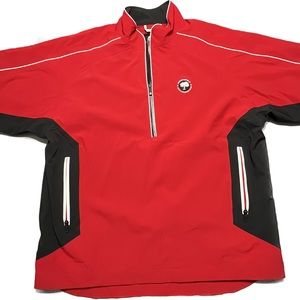 Footjoy Golf FJ Dryjoys Tour Collection Large 1/2 Zip Wind Shirt Golf Rain